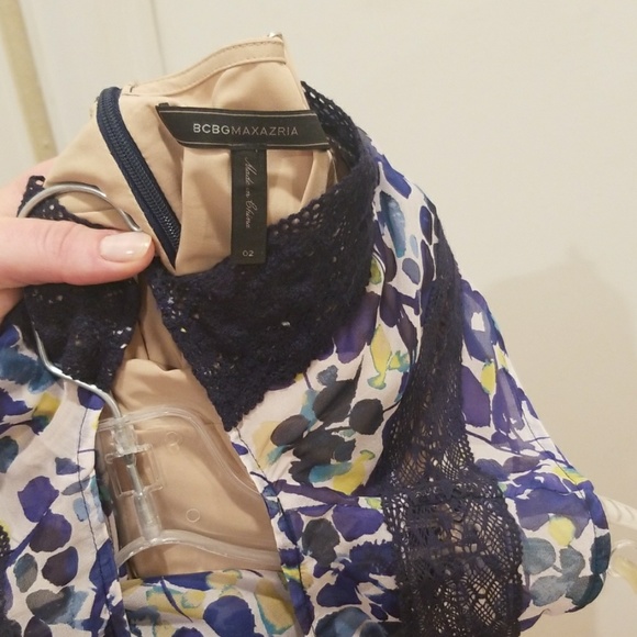 BCBG Floral and Lace Dress - Picture 3 of 3